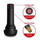 TR413 Brass Stem EPDM Rubber Snap-in Tire Valve Stems